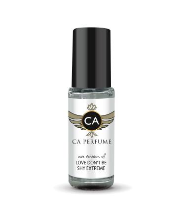 CA Perfume Impression of Love Don t Be Shy Extreme For Women Replica Fragrance Body Oil Dupes Alcohol-Free Aromatherapy Sample Travel Size Concentrated Long Lasting Attar Roll-On 0.14 Fl Oz/4ml-X1