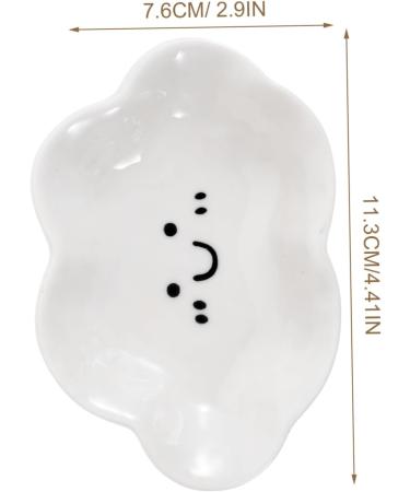 ABOOFAN 2pcs Clouds Sauce Dipping Bowl Small Serving Platter Soy Sauce Dishes Ketchup Packets Sauce Bowls Sauce Plate Bread Bowl Porcelain Dip Mini Bowls Accessories White Pinch Ceramics - Buy Online on GoSupps.com