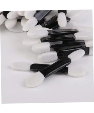 50pcs Disposable Double Ended Sponge Eye Shadow Applicators Dual Sided Eyeshadow Brush Sponge Tipped Oval Makeup Applicator - Buy Online on GoSupps.com
