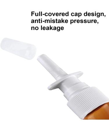 VIGOR PATH Amber Glass 1 oz Nasal Sprayer 2-Pack - Refillable Travel-Sized Saline Solution Sprayer - Quality Glass Construction - Buy Online on GoSupps.com