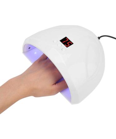 36W Intelligent LED UV Nail Lamp Dryer | Professional Manicure Tool for Perfect Nails - White - Buy Online on GoSupps.com