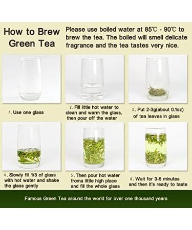 Premium Xihu Longjing Green Tea Leaves 125g - Freshly Picked Before Qingming - Buy Online on GoSupps.com
