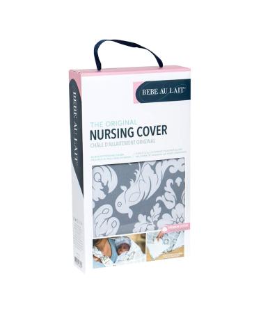 B b au Lait Nursing Cover - Chateau Silver | Stylish & Comfortable Breastfeeding Solutions - Shop Internationally - Buy Online on GoSupps.com
