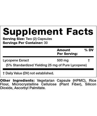 Olympian Labs Lycopene 25mg | Antioxidant for Prostate & Heart Health | 60 Vegan Capsules | Gluten-Free, Non-GMO - Buy Online on GoSupps.com