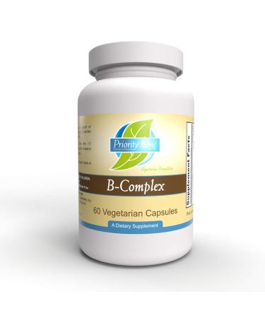 Priority One Vitamins B Complex 60 Vegetarian Capsules