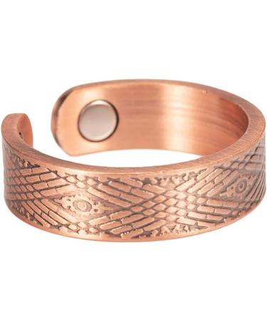 EnerMagiX Pure Copper Magnetic Ring for Women | Birthday Gift for Mom/Wife/Daughter | Women's Day Gift | CPR-0961 - Buy Online on GoSupps.com