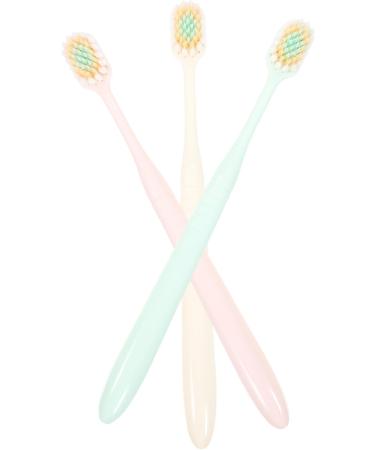 Healeved Portable Toothbrush Set - 9 Pieces Soft Bristle Travel Brushes with Gentle Heads - Stock Manual Plastic (3 Packs) - Buy Online on GoSupps.com