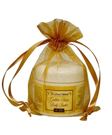 Neem Oil "Golden Body Butter" Organic with Hemp Moringa Mango Mowrah & Shea Butters 8 Oz Jar Hydrating Neem Skin Cream - Buy Online on GoSupps.com