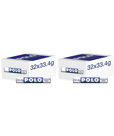 Nestl Polo Sugar Free Mints Tubes 32 x 33.4 g (Pack of 2)