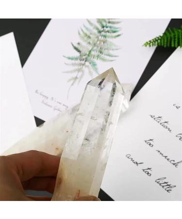 Natural Crystal Rough 1pc Natural Crystal Clear Point for Decoration 200G-500G Suitable for Home Crystals Raw Stones and Minerals - Buy Online on GoSupps.com
