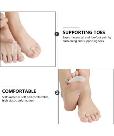 GLSTOY Running Gel 12pcs Bunions Big Spacers for Men and Women - Foot Alignment and Correctors Tool - Buy Online on GoSupps.com