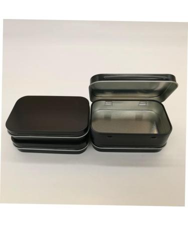 NUOBESTY 8pcs Box Jewelry Boxes Square Containers with Lids Food Rectangular Tin Cans Candy Box Rectangle Size 2 Black - Buy Online on GoSupps.com