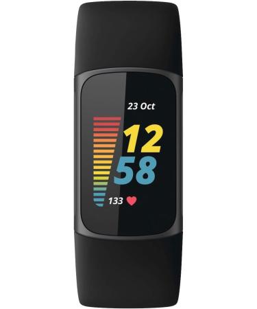 Fitbit Charge 5 Advanced Fitness Tracker with GPS, Heart Rate, Sleep & Health Tracker - Power Bundle | Graphite Stainless Steel - Buy Online on GoSupps.com