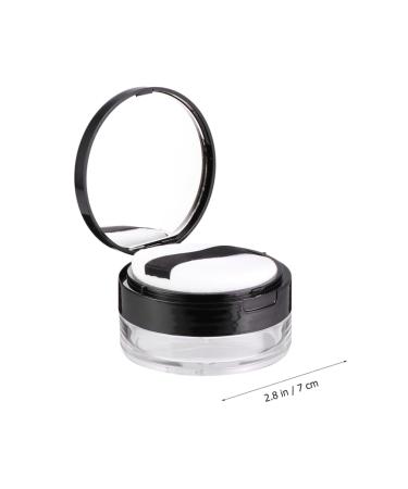 Beatifufu 2pcs Makeup Sponge Case Travel Powder Jar Powder Case for Travel Powder Can Makeup Splash Cosmetic