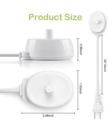 Oral B Electric Toothbrush Replacement Charger - Model 3757 | Inductive Charging Base - Buy Online on GoSupps.com