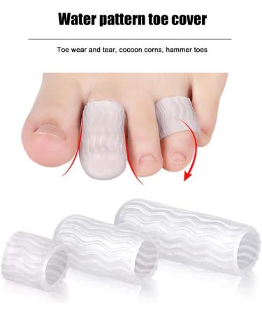 Phayee Toe Protection - Silicone Toe Caps for Blister & Callus Relief | 5 Pairs of Cushioned Large Toe Caps - Buy Online on GoSupps.com