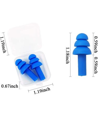 Silicone Ear Plugs for Sleeping - 12 Pairs Waterproof Noise Canceling Earplugs for Concerts, Swimming, Study, Snoring - Reusable Sound Blocking - 3 Color Options - 12 Pack - Buy Online on GoSupps.com