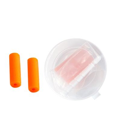 Skrskr Orthodontic Dental Chewies - High -quality silicone Aligner Tray Seater Chewies - 6 colors for Invisalign Chompers Aligner with a box orange flavor