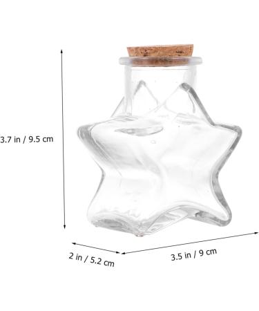 Zerodeko Gifts 5pcs Cork Glass Bottle Storage Jar Ordinary Glass Wedding Wedding Favours - Buy Online on GoSupps.com