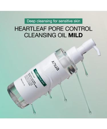 ANUA Huile Nettoyante Pour Le Visage Heartleaf Nettoyant Doux Pour Peaux Sensibles D maquillant Et Anti-Points Noirs 200 Ml - Buy Online on GoSupps.com