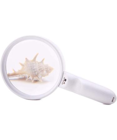 Hand-held Magnifying Glass with Lamp 20 Times 30 Times Old Man Reading Portable High-Definition High-Power Magnifier Made in China - Buy Online on GoSupps.com