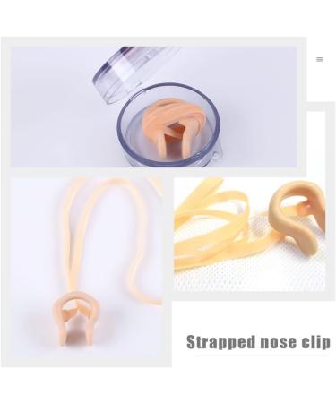 Buy Besportable Silicone Nose Clips - 4PC Swimming Accessories with Elastic Rope | Ideal Nose Protection for Swimmers - Buy Online on GoSupps.com