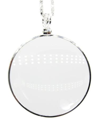 5X Magnifying Glass Pendant with 1.6 Glass Lens and 35 Silver Alloy Necklace - Buy Online on GoSupps.com