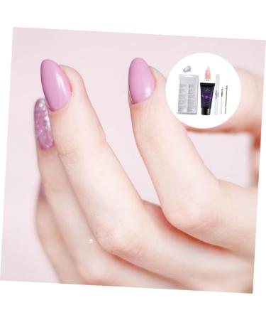 POPETPOP 2 Sets nail extension glue set manicure nail art lamp nail art brush nail enhancement trial kit poly nail gel slip solution gel manicure nail tools lengthen nail polish plastic - Buy Online on GoSupps.com