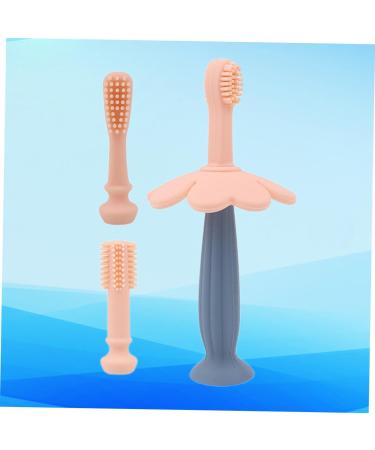Minkissy Soft Bristle Toothbrush for Children 12 Months & Older | Pink Rubber Care Brush - 1 Pack - Buy Online on GoSupps.com