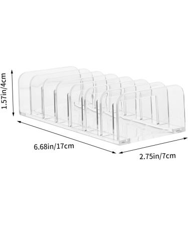 Didiseaon 4 Pcs Partition Storage Display Rack Desktop Cosmetics Holder Eyeshadow Organizer Makeup Household - Buy Online on GoSupps.com