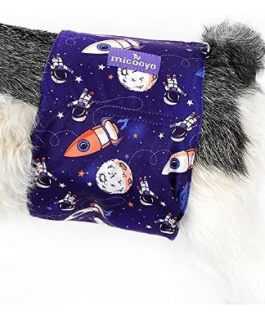 Micooyo Male Dog Diapers - 3 Reusable Belly Ligaments Washable Bandages for Puppies & Dogs XS to XL Size - Buy Online on GoSupps.com