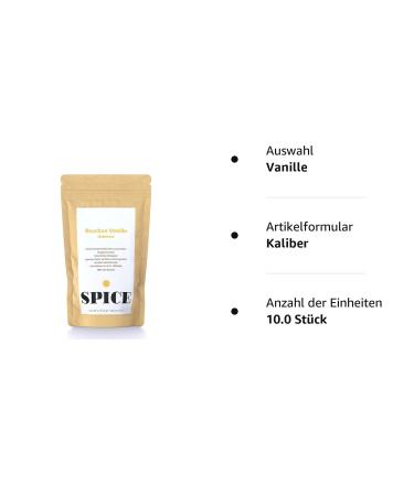 Buy SPICE Bourbon Vanilla Pods (10 Pieces 12-13cm) | Fresh Madagascar Aromatic Pods for Baking & Cooking - Buy Online on GoSupps.com