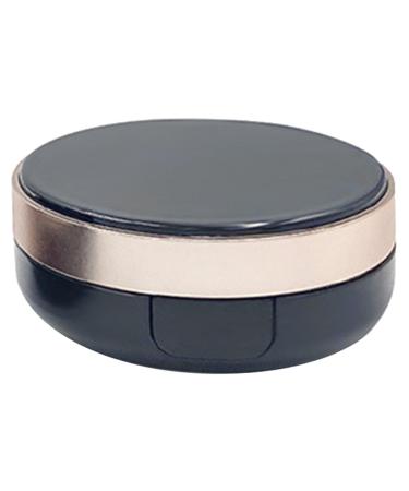 FRCOLOR Box Body Powder Black Container Makeup Container Dispenser Container Small Powder Container Makeup Powder Container Travel Pp Liquid Foundation Powder Puff