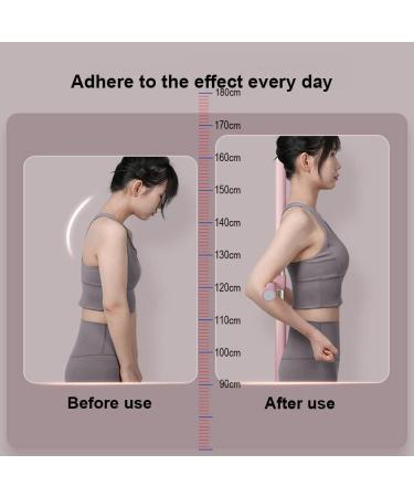 Posture Corrector Stick for Women - Shoulder Neck Humpback Support Tool - Straight Back Brace for Men Kids - Pink - Buy Online on GoSupps.com