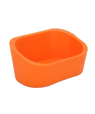 Shampoo Bowl Neck Rest  Shampoo Pillow Silicone Barber Shop Beauty Salon Neck Hair Washing Backwash Cushion(Orange)