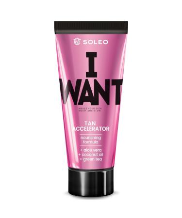 Soleo I Want sunbed tanning Tan Accelerator (150ml)