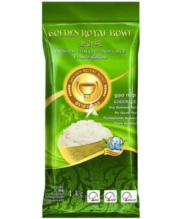 Golden Royal Bowl Thai Hom Mali Jasmine Rice & Glutinous Rice 1kg (Pack of 2) - Buy Online on GoSupps.com