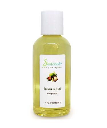 KUKUI NUT OIL Cold Pressed Unrefined | 100% Natural Available in Bulk | Carrier for Essential Oils  Face  Skin  Hair Moisturizer  Soap Making | Sizes 2OZ to 7 LBS | (4 OZ) 4 Fl Oz (Pack of 1) - Buy Online on GoSupps.com
