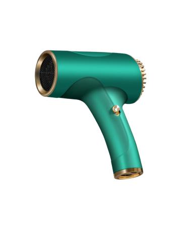 Milageto Portable Hair Dryer Hair Care Dryer Practical Quick Dry Low Noise Hairdryer Blow Dryer for Women Men Dorm Hotel Home Green