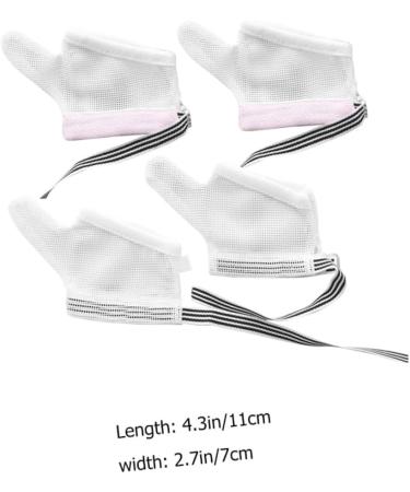 Healeved Anti-Eating Gloves - 6 Pairs Kid Hand Mittens Thumb Protector | Finger Sleeves for Baby - Nylon Baby Protection Gloves | Pink Black - Set of 3 (11x7x0.5cm) - Buy Online on GoSupps.com
