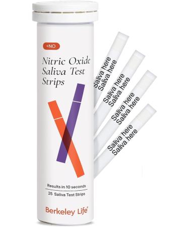 Berkeley Life Nitric Oxide Support Supplement & at-Home Testing Strips Bundle (60 Capsules & 25 Test Strips)