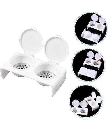 HAPINARY Nail Art Brush Cup Tools Dappen Dish for Nails Nail Soaking Bowl Monomer Holder Nail Bowl for Soaking Nail Monomer Dish Dapping Dish for Nails Wash Pen Various Acrylic - Buy Online on GoSupps.com
