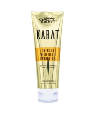 Body Butter Karat Accelerator 250ml -Infused With Helio Carrot Oil - Natural Glow Hydration & Skin Nourishment | Moisturizing Cream for Radiant Skin | Shea Butter Vitamin E and Essential Oils