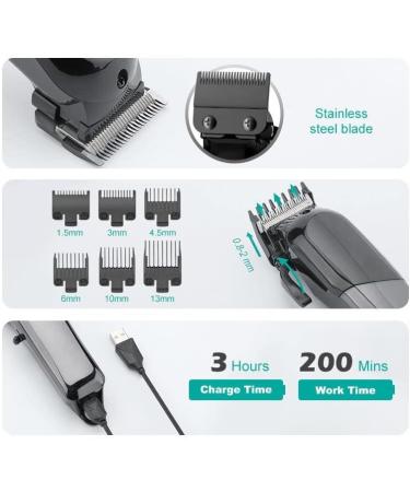 Professional Hair Clippers for Men - Rechargeable Electric Haircut & Salon-Grade Hair Clipper - Buy Online on GoSupps.com