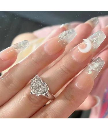 Temperament Enhancement Nail Patch Pure Hand-Worn Nail Customized Nail Cold Bai Yueguang Xiaohongshu New Nail Customized Fake Nails Patch (10-Piece Pack) (Size : S) Small - Buy Online on GoSupps.com