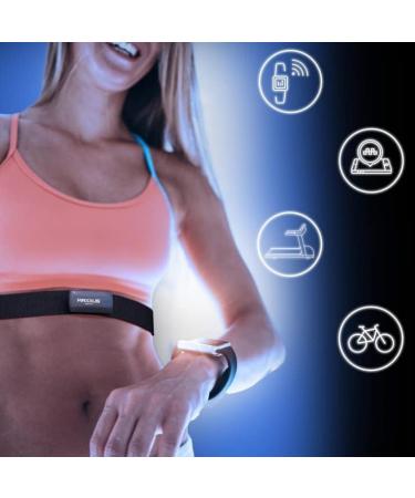 Maxxus Heart Frequency Monitor HRM 10.1 - Bluetooth & Ant+ EKG Measurement LED Ring - Accurate Heart Rate Sensor & Pulse Belt for Fitness Tracking - Buy Online on GoSupps.com