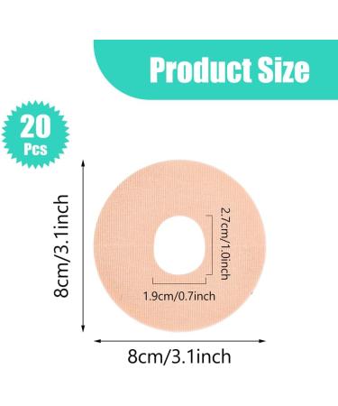 Buy 20 Waterproof Self-Adhesive Dexcom G7 Patches - Pre-Cut Overpatch Set (Brown) | Youshares - Buy Online on GoSupps.com