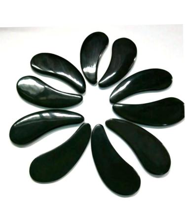 DOITOOL Muscle Scraper Spiral Hair Curlers Noir Cosmetic Blackl Back Handheld Scraping Plate Black Spa Headbands for Christmas Tags Horns Black Water Natural - Buy Online on GoSupps.com