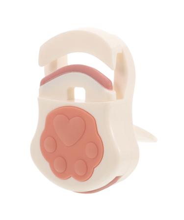 Claw Clip Cat's Paw Eyelash Curler Claw Clips Eyelash Curlers Eye Lash Curler Comb Eyelash Curler Eyelash Tools Lashes Curler Lash Applicator Tool White Travel Portable Suite Pc