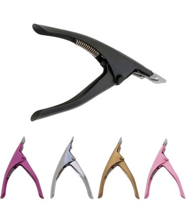 Nail Clipper for Thick Nails New 5 Colors Acrylic UV False Fake Nails Tips Manicure Cutter Clipper Tool Stainless Steel (Color : 6A60452-BK) - Buy Online on GoSupps.com
